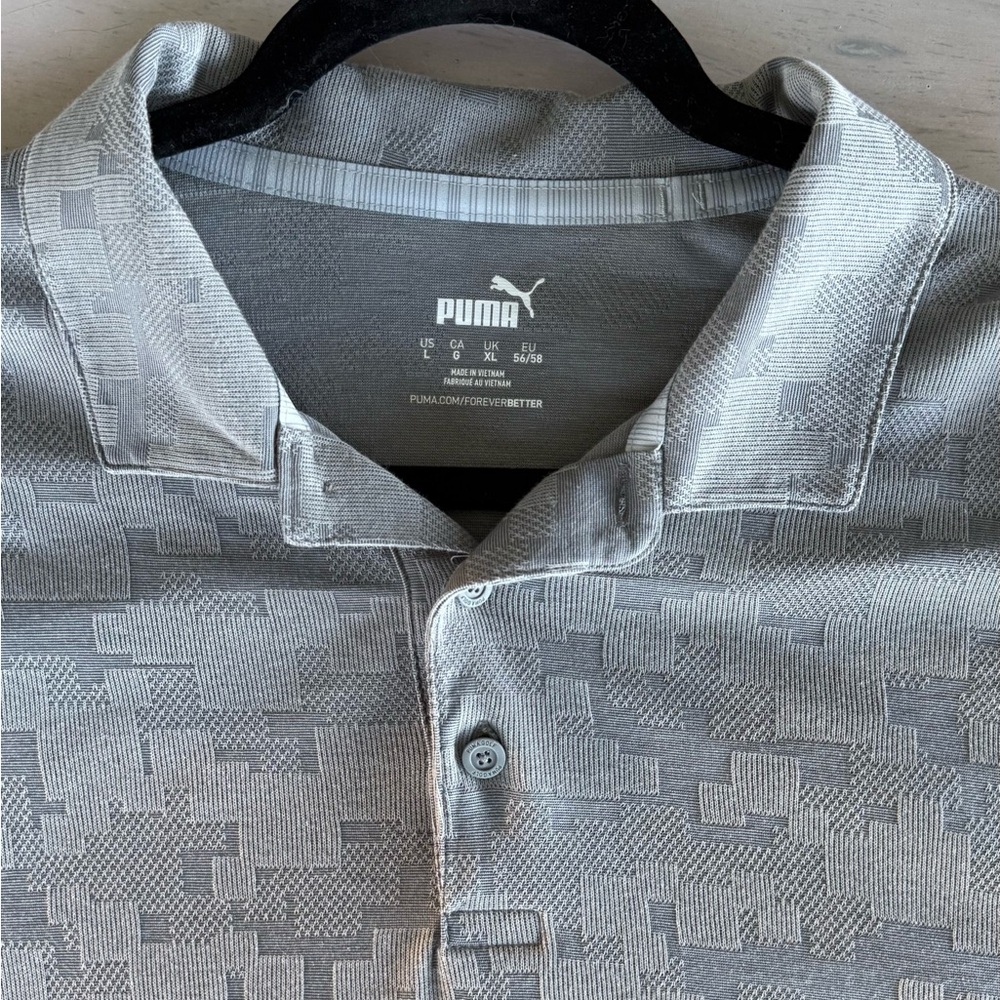 Puma Large golf polo digital Camo